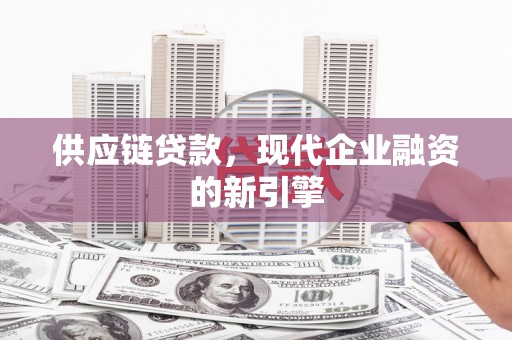 武鸣供应链贷款，现代企业融资的新引擎