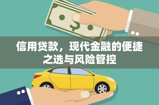 武鸣信用贷款，现代金融的便捷之选与风险管控