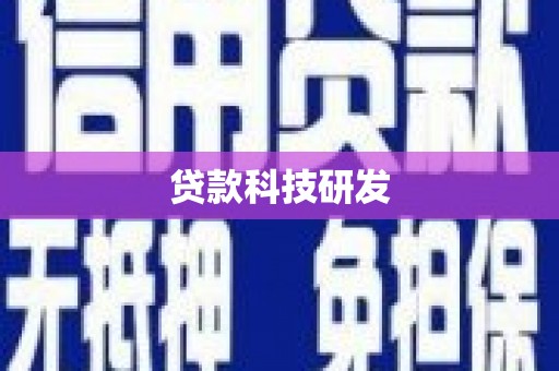 武鸣贷款科技研发