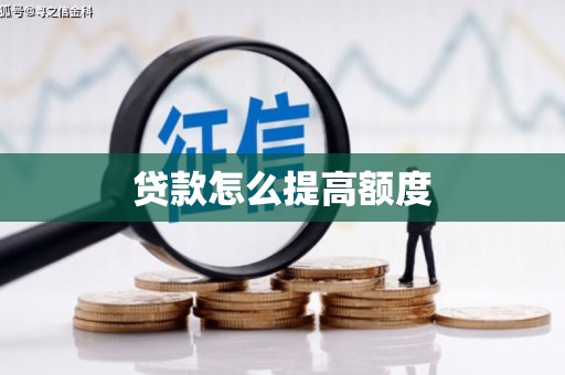 武鸣贷款怎么提高额度
