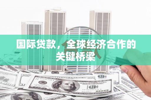 武鸣国际贷款，全球经济合作的关键桥梁