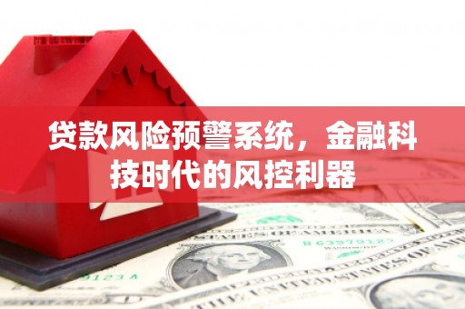 武鸣贷款风险预警系统，金融科技时代的风控利器