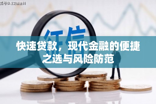 武鸣快速贷款，现代金融的便捷之选与风险防范