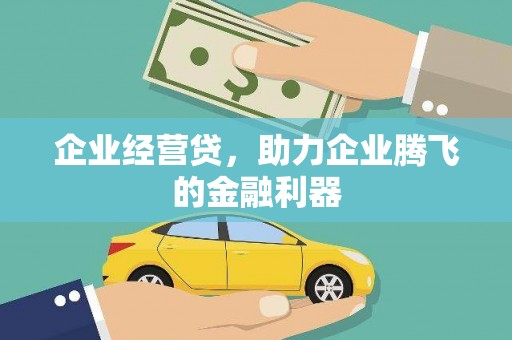 武鸣企业经营贷，助力企业腾飞的金融利器