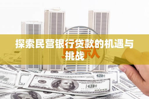 武鸣探索民营银行贷款的机遇与挑战