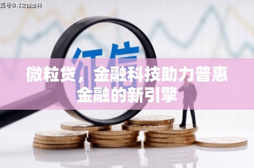 武鸣微粒贷，金融科技助力普惠金融的新引擎