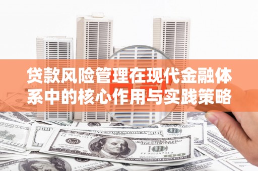 武鸣贷款风险管理在现代金融体系中的核心作用与实践策略