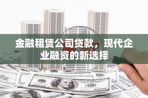 武鸣金融租赁公司贷款，现代企业融资的新选择