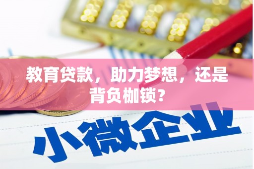 武鸣教育贷款，助力梦想，还是背负枷锁？