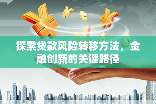 武鸣探索贷款风险转移方法，金融创新的关键路径