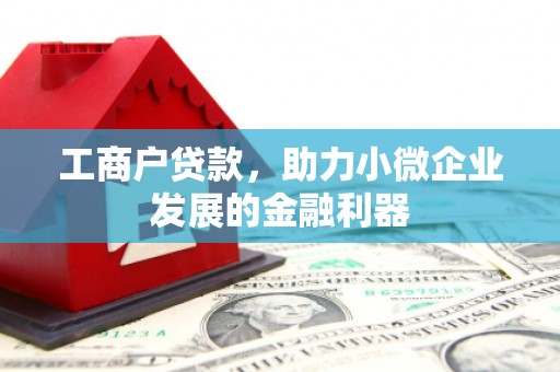 武鸣工商户贷款，助力小微企业发展的金融利器