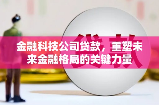 武鸣金融科技公司贷款，重塑未来金融格局的关键力量