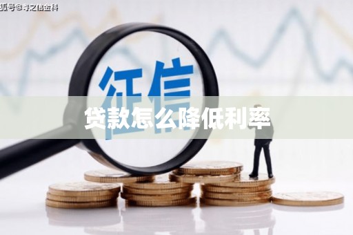 武鸣贷款怎么降低利率