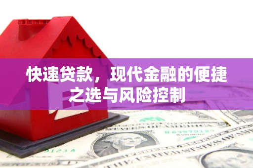 武鸣快速贷款，现代金融的便捷之选与风险控制