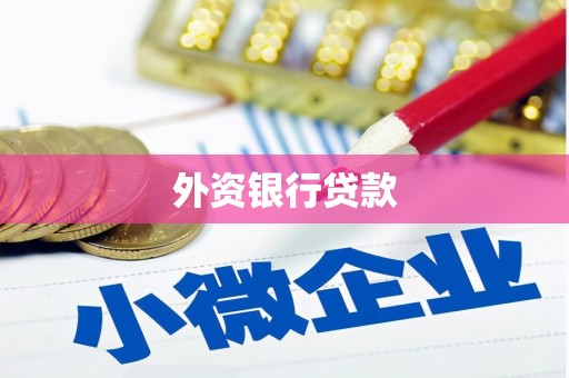 武鸣外资银行贷款