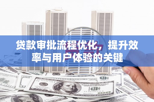 武鸣贷款审批流程优化，提升效率与用户体验的关键