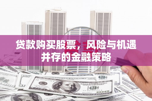 武鸣贷款购买股票，风险与机遇并存的金融策略
