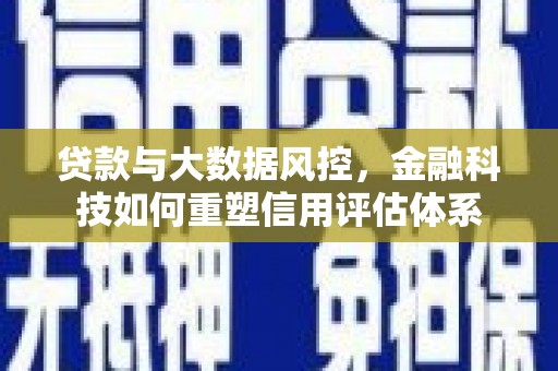 武鸣贷款与大数据风控，金融科技如何重塑信用评估体系