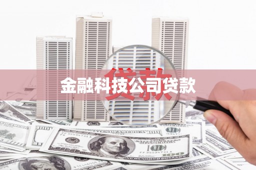 武鸣金融科技公司贷款
