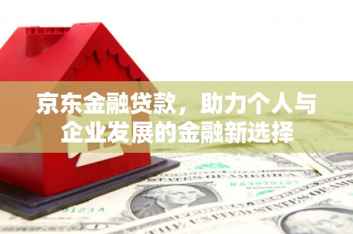 武鸣京东金融贷款，助力个人与企业发展的金融新选择