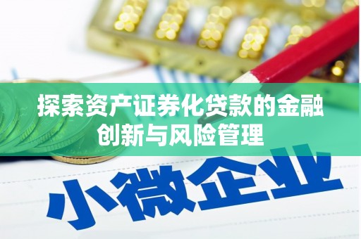 武鸣探索资产证券化贷款的金融创新与风险管理