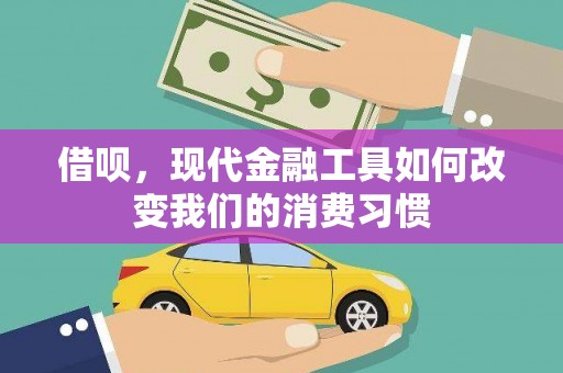武鸣借呗，现代金融工具如何改变我们的消费习惯