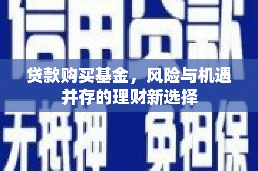 武鸣贷款购买基金，风险与机遇并存的理财新选择
