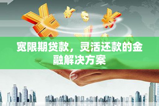 武鸣宽限期贷款，灵活还款的金融解决方案