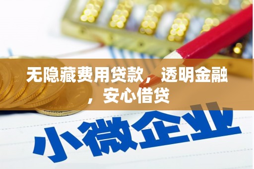 武鸣无隐藏费用贷款，透明金融，安心借贷