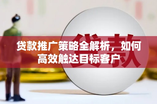 武鸣贷款推广策略全解析，如何高效触达目标客户