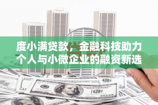 武鸣度小满贷款，金融科技助力个人与小微企业的融资新选择