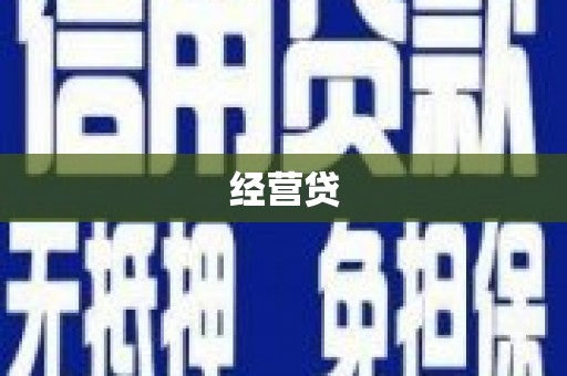 武鸣经营贷