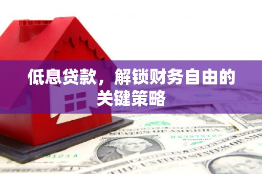 武鸣低息贷款，解锁财务自由的关键策略