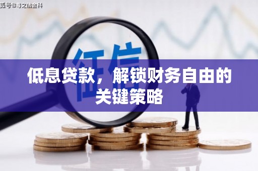 武鸣低息贷款，解锁财务自由的关键策略