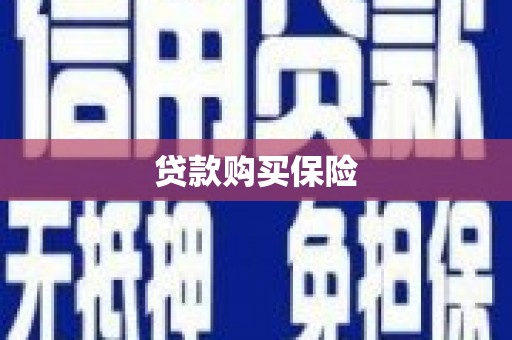 武鸣贷款购买保险