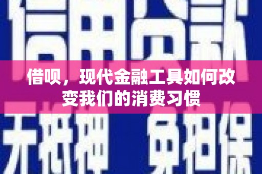 武鸣借呗，现代金融工具如何改变我们的消费习惯