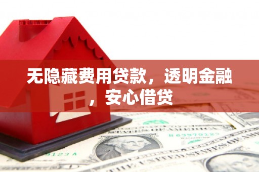 武鸣无隐藏费用贷款，透明金融，安心借贷