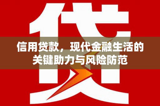 武鸣信用贷款，现代金融生活的关键助力与风险防范