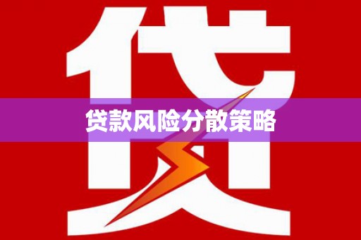 武鸣贷款风险分散策略