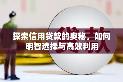 武鸣探索信用贷款的奥秘，如何明智选择与高效利用