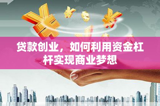武鸣贷款创业，如何利用资金杠杆实现商业梦想