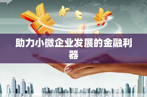 武鸣助力小微企业发展的金融利器