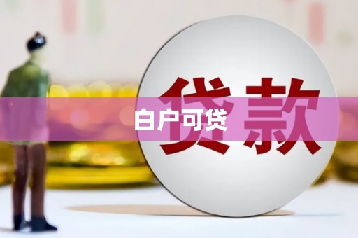 武鸣白户可贷