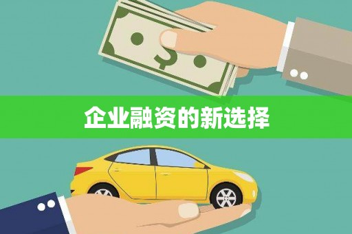 武鸣企业融资的新选择