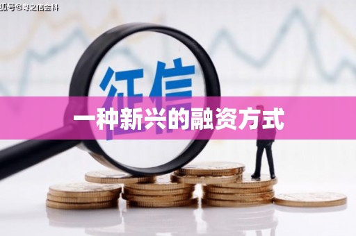 武鸣一种新兴的融资方式